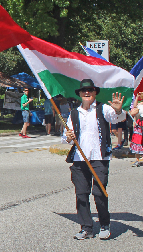 Hungarian Cultural Garden in Parade of Flags - Greg Polyak